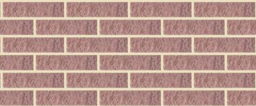 BrickStone Алый (рваный ложок, пустотелый)